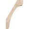 Ekena Millwork 5 1/2"W x 12"D x 20"H Legacy Smooth Knee Brace, Douglas Fir BRC06X12X20LEC00SDF - alternate 3